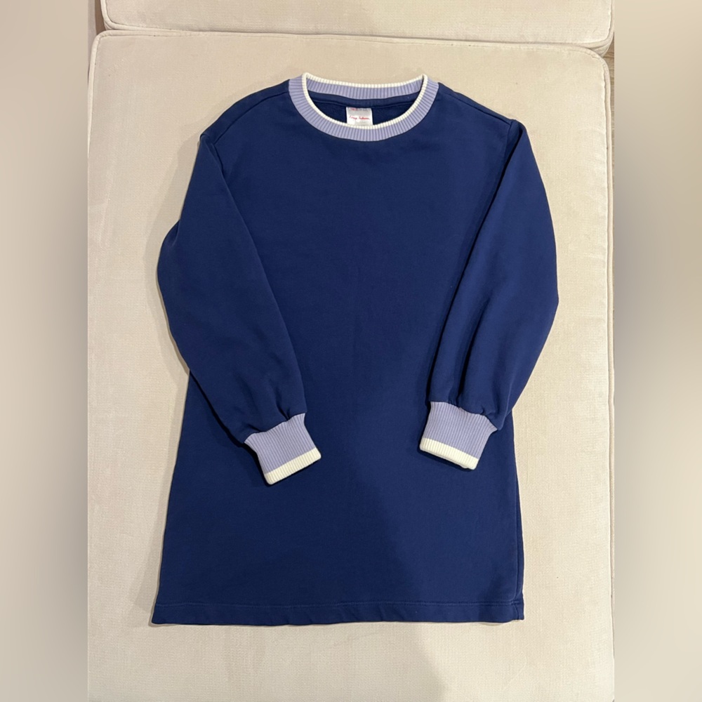 Hannah Anderson long sleeve French terry dress 6-7